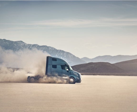 Volvo VNL truck showcasing sleek design and aerodynamics