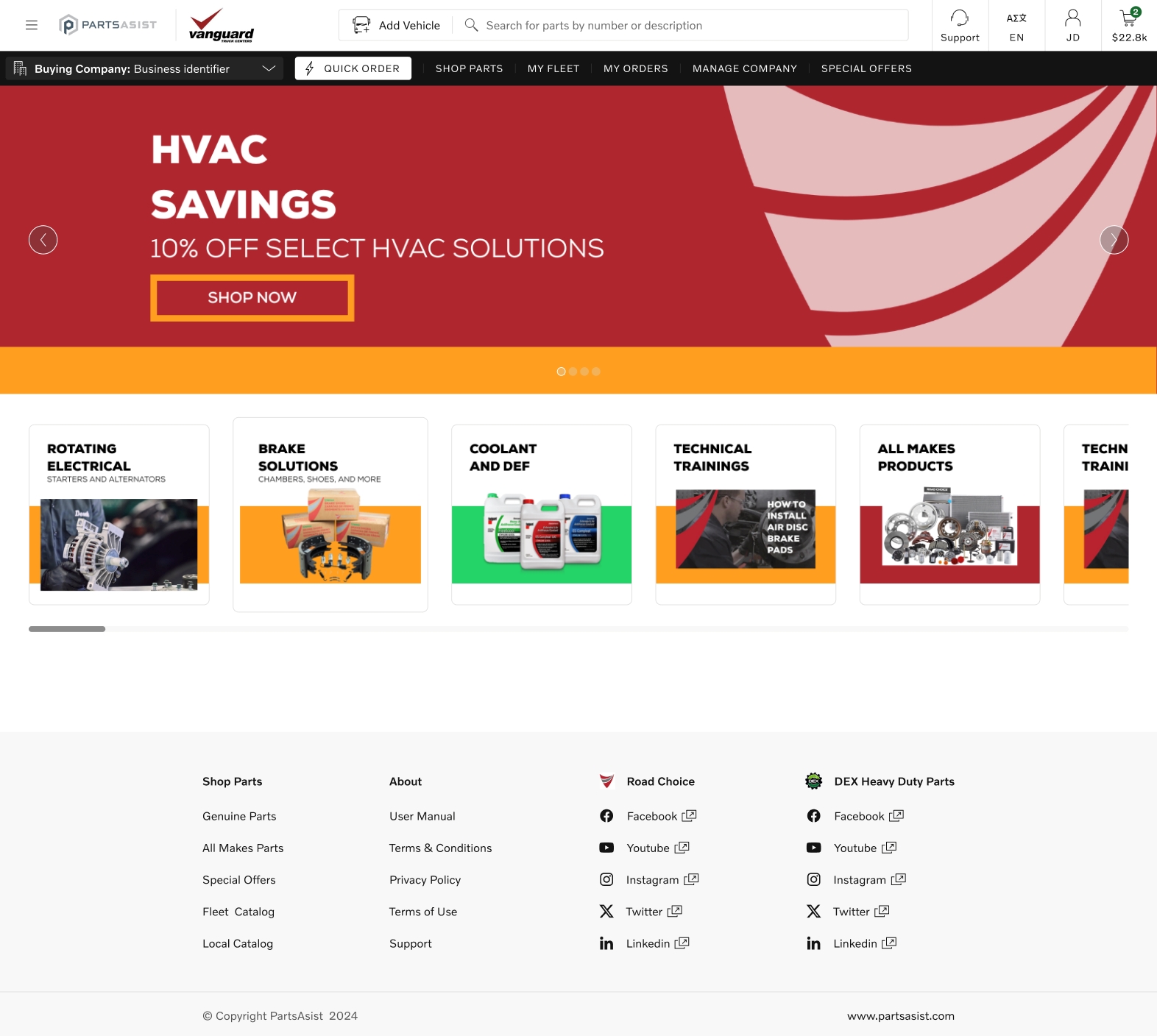 Volvo Trucks streamlines online parts ordering to help dealers support uptime Volvo Trucks streamlines online parts ordering to help dealers support uptime