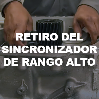 Retiro del sincronizador de rango alto