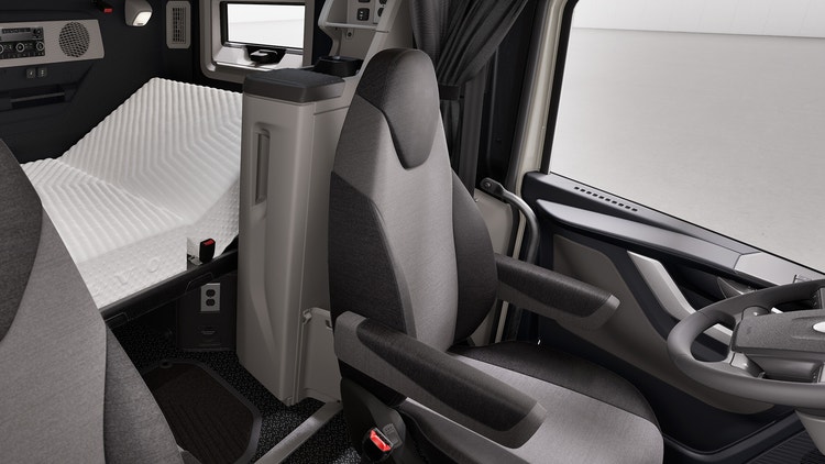 The Volvo VNX seats that help drivers stay comfortable, focused and productive throughout demanding workdays