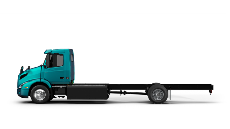 Side view of 4x2 Straight Truck