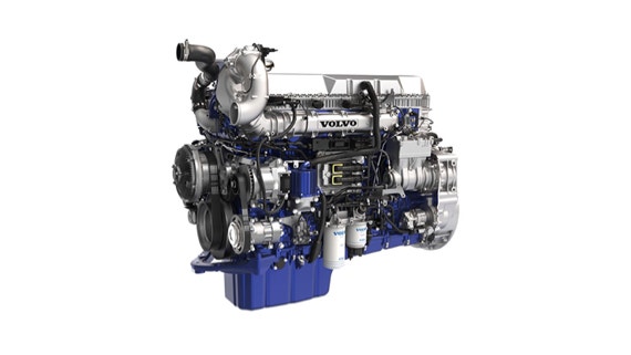 The Volvo D13 engine.