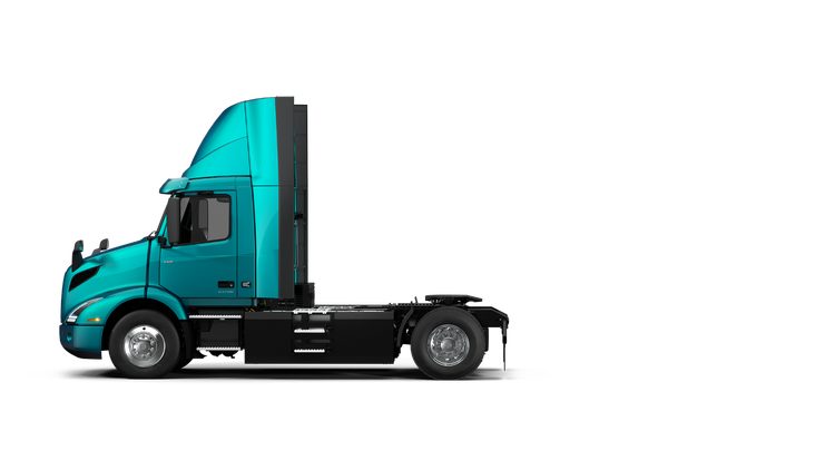 Side view of 4x2 Tractor