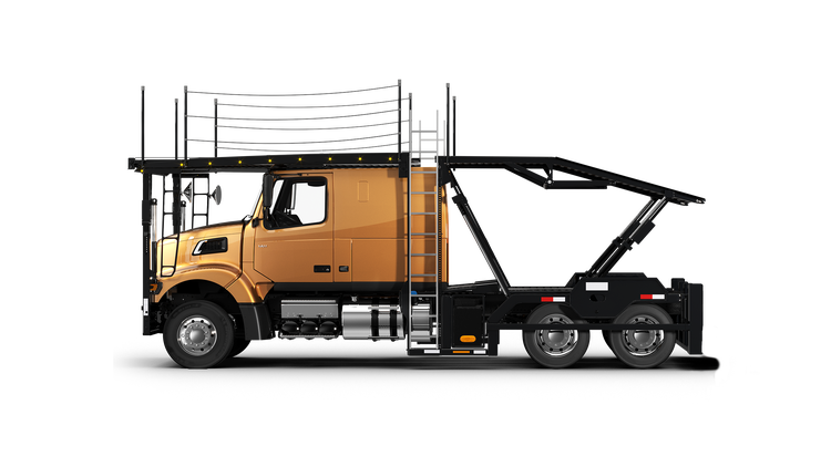 Side view of a Volvo VAH 600 truck
