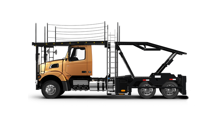 Side view of a Volvo VAH 300 truck