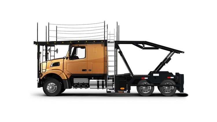 Side view of a Volvo VAH 400 truck
