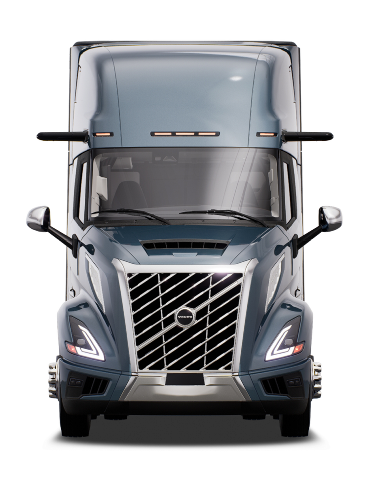 Front view of a Volvo VNL 860.