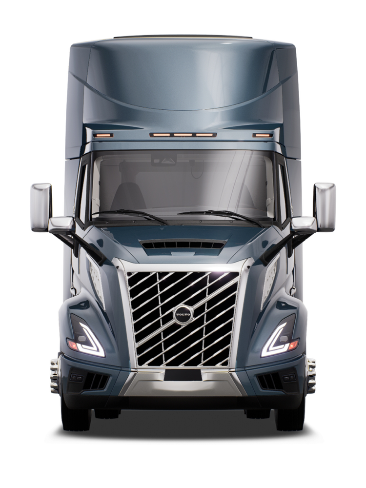 Front view of a Volvo VNL 300.