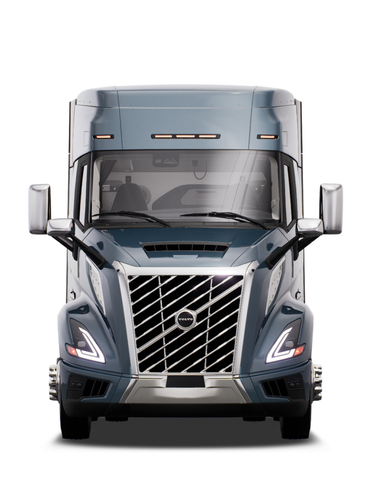 Front view of a Volvo VNL 840.