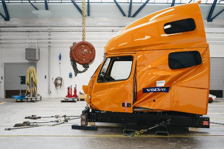 Volvo Tucks Safety test