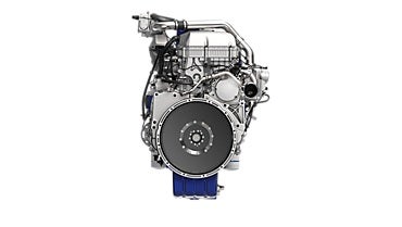 side view of an engine